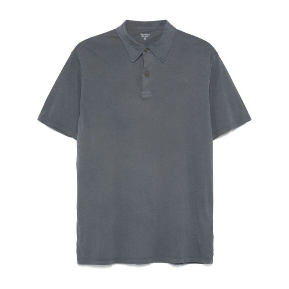 Hartford Men's Light Polo In Steel Blue